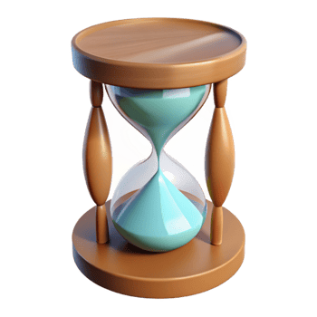 magnificent contemporary Hourglass Angled View Isolated detailed png
