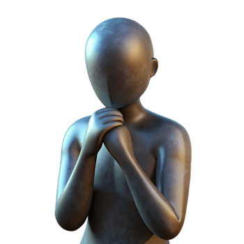 dramatic vintage Human Silhouette in Thoughtful Pose Isolated with Backlighting high quality png