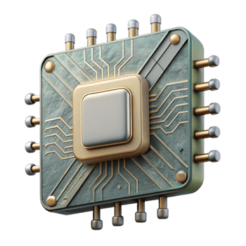 elegant contemporary Intricate Circuit Board Design Isolated Element high quality png