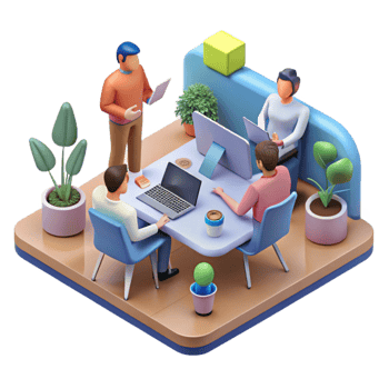 dramatic classic Isometric Startup Team Meeting Transparent exclusive png