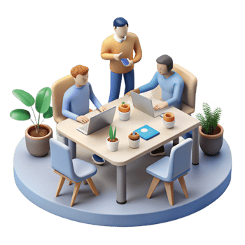 extraordinary classic Isometric Startup Team Meeting Transparent exclusive png