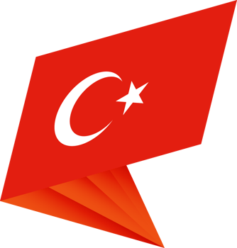 Flag of Turkey, modern pin flag png