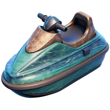 beautiful modern Jet Ski on Lake Transparent Background professional png