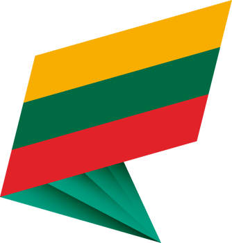 Flag of Lithuania, modern pin flag png