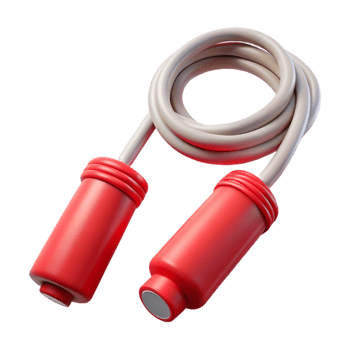 extraordinary modern Jump Rope Red Handles Transparent Cutout authentic png