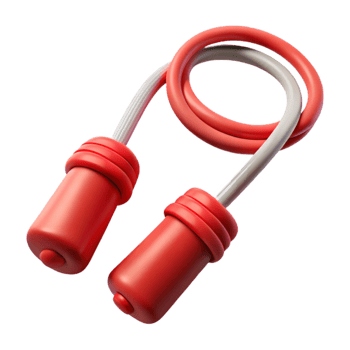 serene creative Jump Rope Red Handles Transparent Cutout exclusive png