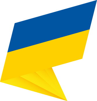 Flag of Ukraine, modern pin flag png