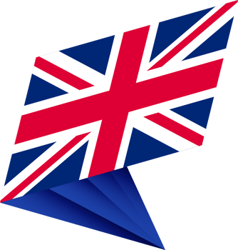Flag of United Kingdom, modern pin flag png