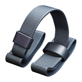 vibrant traditional Lifting Straps Black Nylon Isolated Element exclusive png