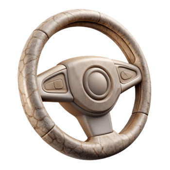 dramatic creative Luxury Car Interior Steering Wheel Cutout Element 4K png
