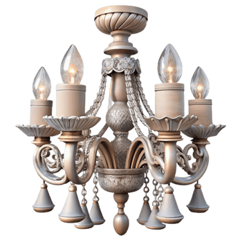 extraordinary minimalist Luxury Chandelier Crystal Detail Cutout Element 4K png