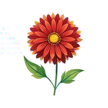 Charming Gaillardia Plant with Unique Blooms vector