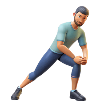 stunning contemporary Man Stretching Hamstrings Transparent Background original png