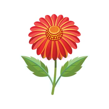 Elegant Helenium Plant Design with Striking Appearance vector
