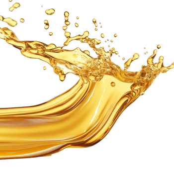 Oil splashing dramatically isolated against a clean transparent background showcasing fluid motion and vibrant color, oil splashing isolated 3d png