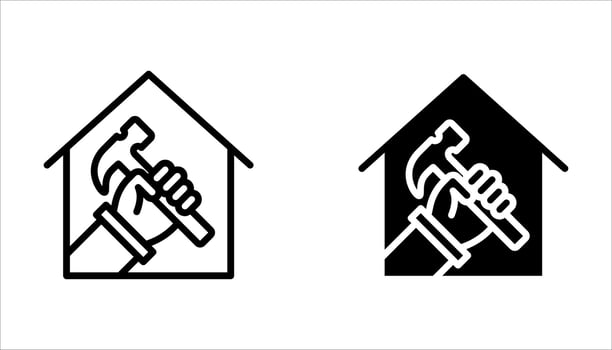 home repair icon vector
