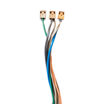 Isolated cables in vibrant colors on a clean transparent background showcasing a modern tech arrangement, cable isolated on transparent background png
