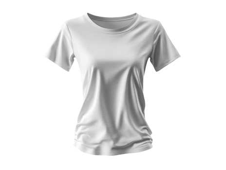 plain blank white t shirt with relaxed fit and soft fabric, perfect for casual wear png