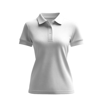 plain white polo shirt for casual or athletic wear, featuring classic design and short sleeves png