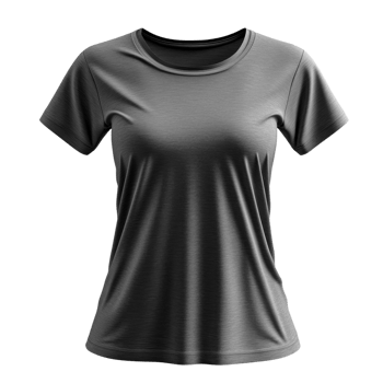 Gray short sleeve t shirt for casual wear, featuring comfortable fit and soft fabric. Ideal for everyday outfits png
