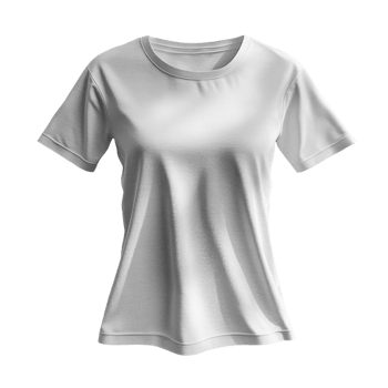 plain white t shirt with short sleeves, perfect for casual wear or layering png