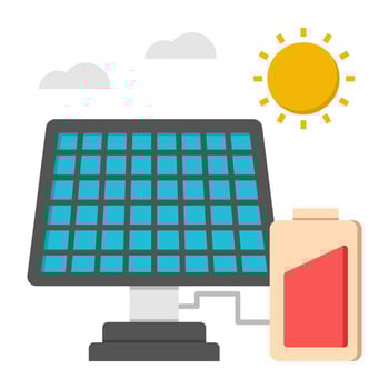 Perfect design icon of solar energy vector