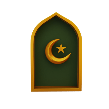 islamic stage dynamic premium 3D Illustration png
