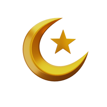 Moon Star 3D Illustration png