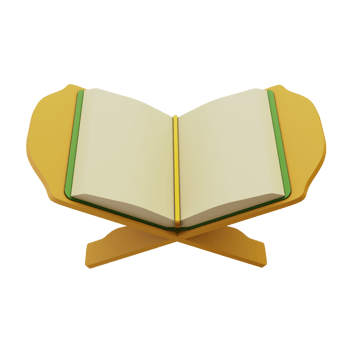 rekal Al Quran dynamic premium 3D Illustration png