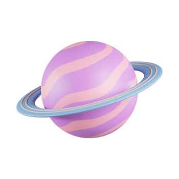 3D Saturn Planet png