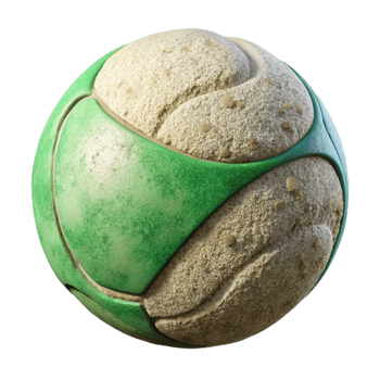 wonderful vintage Medicine Ball Sand Filled Green Isolated Element professional png