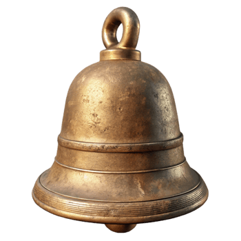 wonderful abstract Meditation Bell Brass Material Close Up Cutout exclusive png