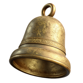 extraordinary abstract Meditation Bell Brass Material Close Up Cutout png