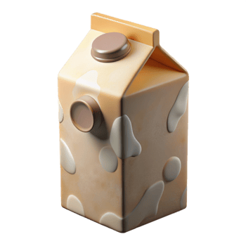 impressive minimalist Milk Carton Full Cutout png
