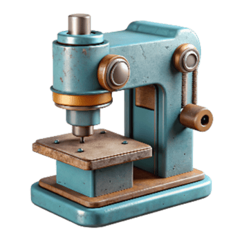 dramatic classic Milling Machine Cutting Tool Detail Cutout premium png