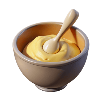 extraordinary vintage Mixing Bowl with Batter Isolated exclusive png