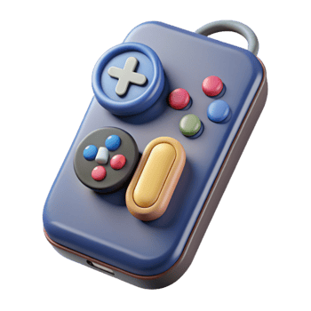 impressive classic Mobile Phone Gaming Controller Attached Isolated Element original png