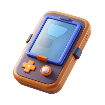 dramatic abstract Mobile Phone Gaming Screen Display Isolated Element png