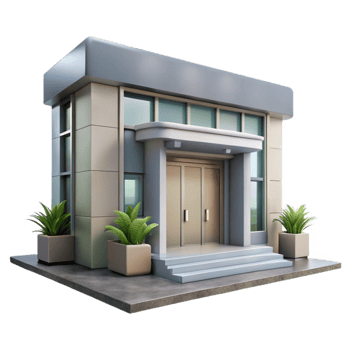 magnificent modern Modern Apartment Building Entrance Lobby Transparent Background genuine png