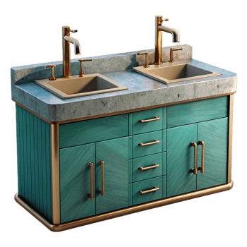 wonderful abstract Modern Bathroom Vanity with Mirror Transparent genuine png