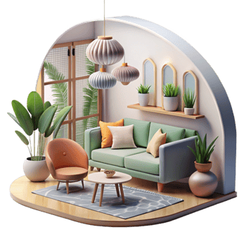 extraordinary abstract Modern Living Room Interior Cutout high resolution png