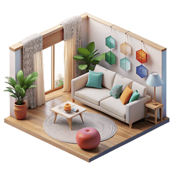 magnificent contemporary Modern Living Room Interior Cutout exclusive png