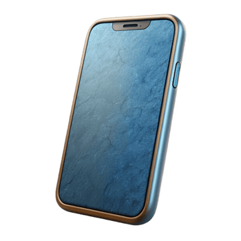 wonderful artistic Modern Smartphone Front View Cutout high resolution png
