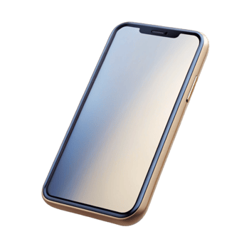 magnificent rustic Modern Smartphone with Blank Screen Isolated on Transparent Background high quality png