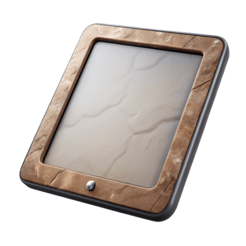 magnificent minimalist Modern Tablet with Blank Screen Cutout detailed png