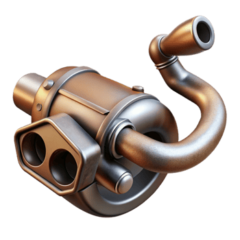 stunning classic Motorcycle Exhaust Cutout png