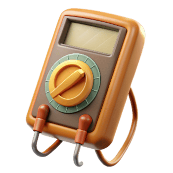 impressive vintage Multimeter Digital Display Close Up Isolated genuine png