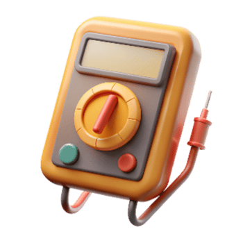 extraordinary rustic Multimeter Digital Display Close Up Isolated png
