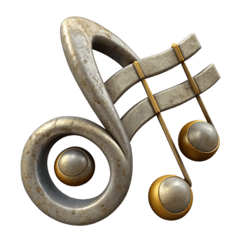 stunning creative Music Notes Bass Clef Transparent Background high resolution png