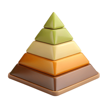impressive creative Nutrition Pyramid Chart Transparent Background high resolution png